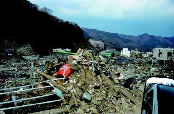 東日本大震災支援活動 被災地の光景