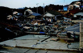 東日本大震災支援活動 被災地の光景