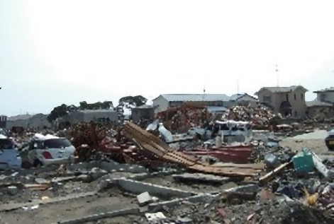 東日本大震災支援活動 被災地の光景