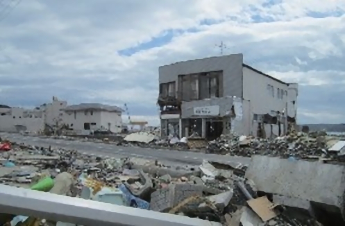 東日本大震災支援活動 被災地の光景