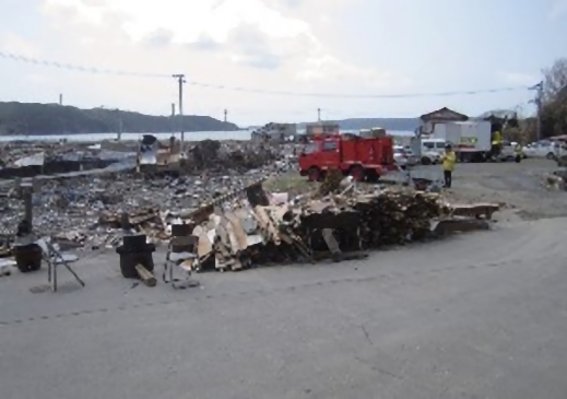 東日本大震災支援活動 被災地の光景