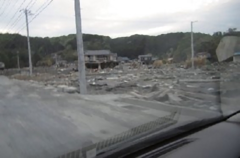 東日本大震災支援活動 被災地の光景